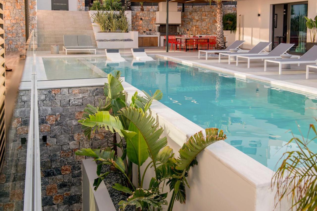 Villa Lydia- a private stone villa with indoor heated pool Kíssamos Esterno foto