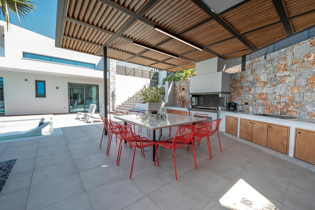 Villa Lydia- a private stone villa with indoor heated pool Kíssamos Esterno foto